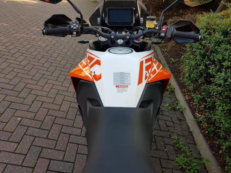 For Sale KTM 1290 Adventure S - seat and dashboard view