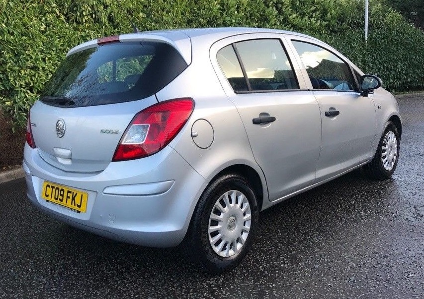 For sale Vauxhall CORSA - the back and the other side view