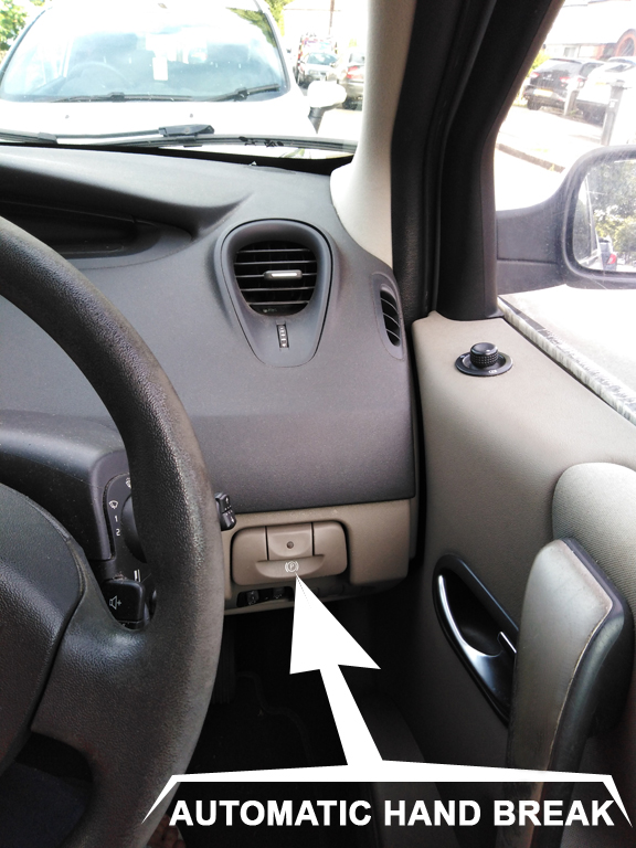 Automatic-Hand-Break - Renault Scenic Oasis