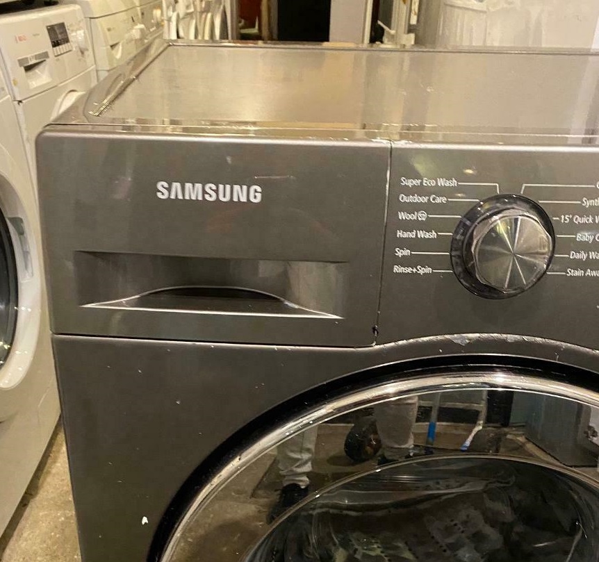 7Kg Samsung Eco Bubble Silver Washing Machine with Free Delivery-3